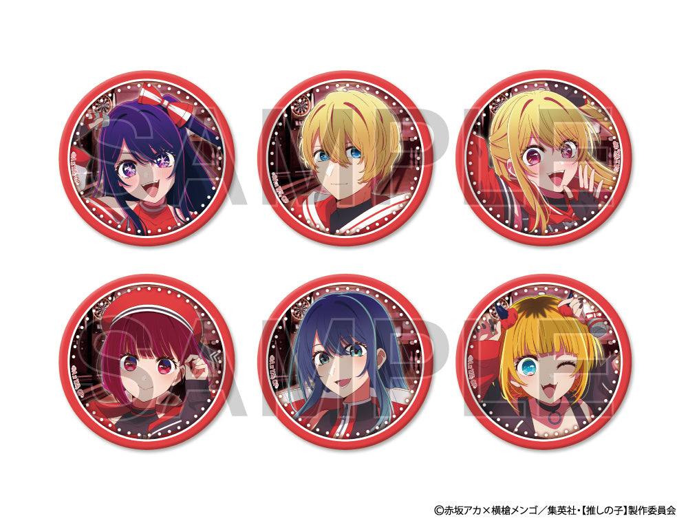 12月発送予定】ラウンドワン×【推しの子】 缶バッジ 等身 ランダム6種