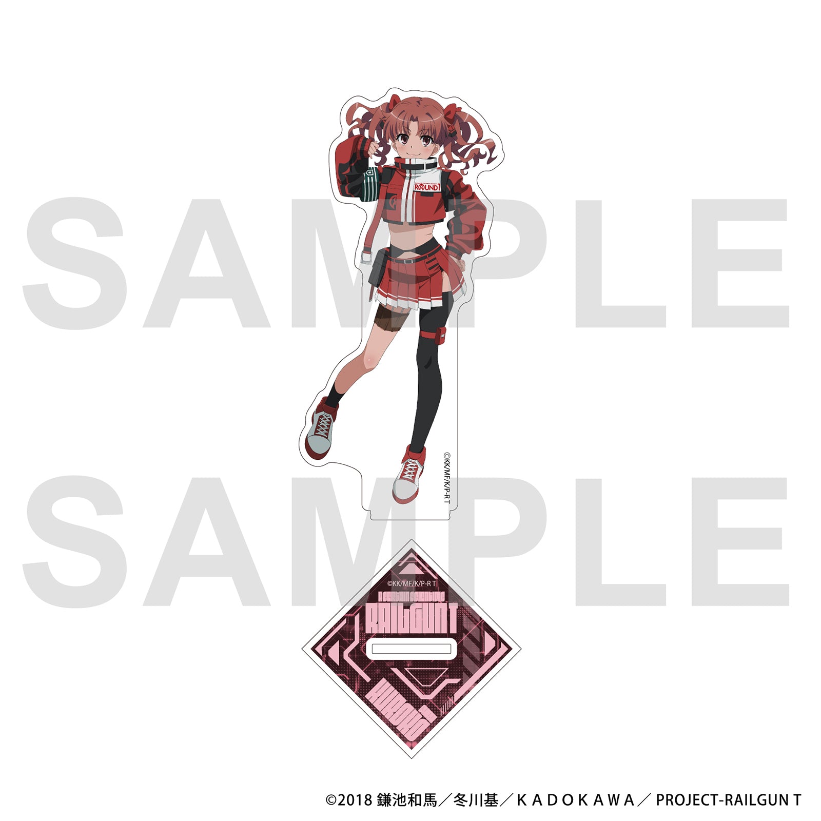 11月発送予定】ラウンドワン×とある科学の超電磁砲T アクリルスタンド