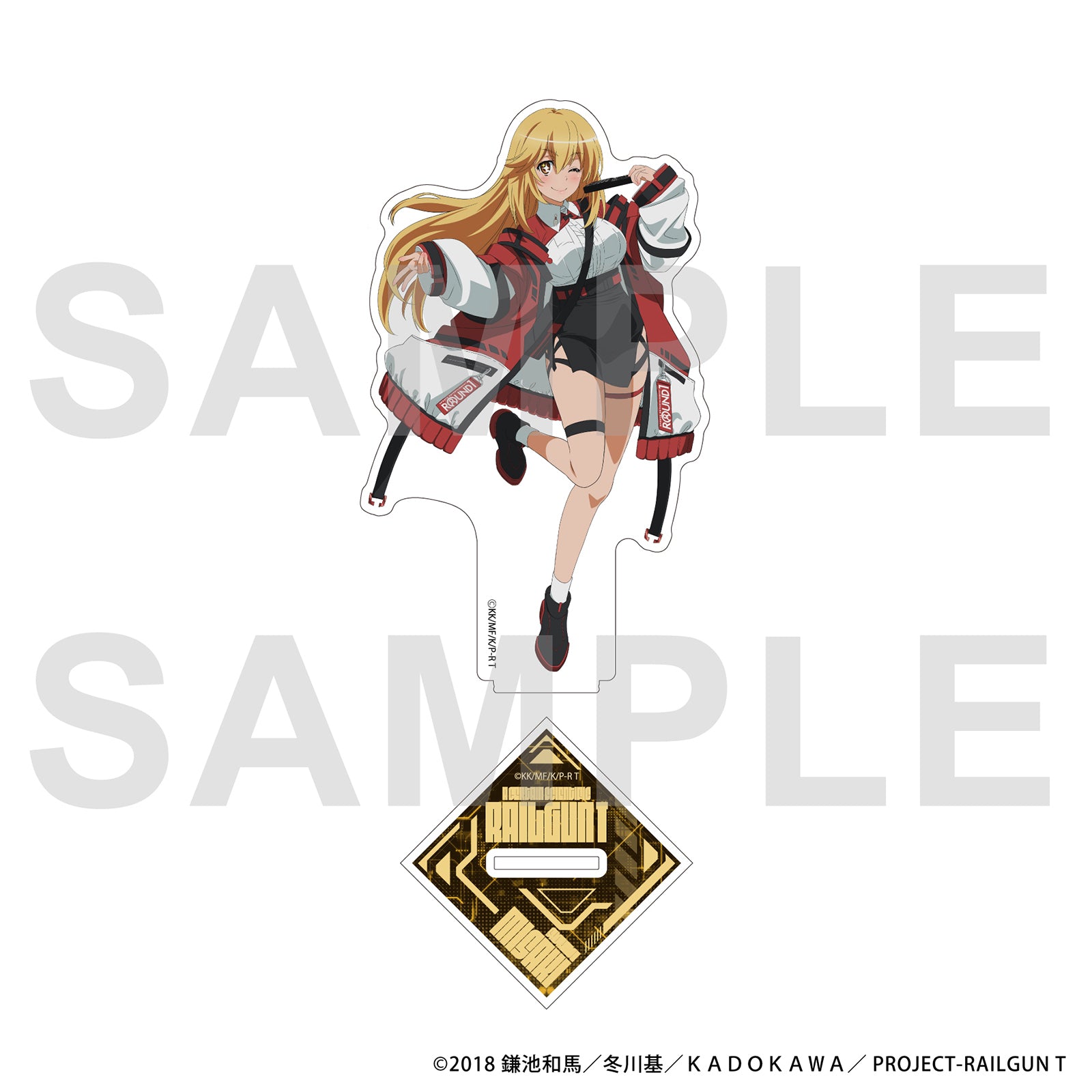 11月発送予定】ラウンドワン×とある科学の超電磁砲T アクリルスタンド